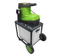 2800W High-Power Garden Wood Chipper And Branch Shredder Crusher Compact Electric For Home Use Powerful Crushing, Low Noise(10M Cord)