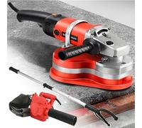 2800W Three-Head Grinder Planer, 6-Speed, Dustless Grinding for Concrete, Marble, Epoxy, Stone, Metal Descaling