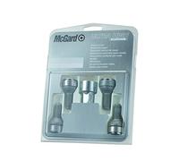 28018SL Wheel Lock Bolts SL (Ultra High Security) M14 x 1,5, radius seat, shaft length 26,7 mm, Overall length 46,7 mm, Hex size 17mm, Key diameter 28,6 mm, silver