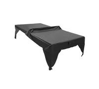 280cmx153cmx73cm Ping Pong Table Cover Folding Protection Tennis Tablecloth Billiard Pool Protective For Outdoor Indoor For Indoor Outdoor(Black)