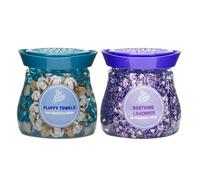 280g Air Freshener Beads Fragrant Gel Beads Odour Neutralizer Scented Air Freshener Odour Eliminator for Home Office Shops (Fluffy Towels + Soothing Lavender)