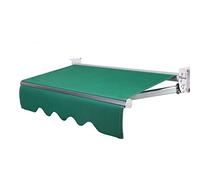 280g Waterproof Polyester Replacement Canopy for Outdoor Patio Gazebo Customizable Size 4x2m Green Cover for Garden Terrace - Frame Not Included