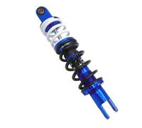 280mm 320mm Hydraulic Oil Damper Motorcycle Rear Shock Suspension Rebound Fork Struts Damping Absorbers Double Spring Moto Absorber(280mm blue)