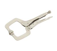 Sealey Locking C-Clamp 280mm 0-90mm Capacity Adjustable Locking Grips/C Clamps