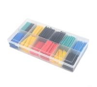 280pcs Heat Shrink Tubing Assortment PE 2:1 Shrink Ratio for Wire Insulation Protection Color Coding and Mechanical Shielding