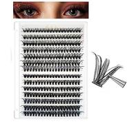 280Pcs Lashes Individuals - D Curl Individual Lashes Eyelash Extensions Mix 9-16mm / 30D+40D Wispy Lash Clusters Natural Look DIY False Eyelashes Thin Band Reusable (30D+40D)