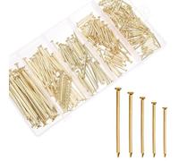 280PCS Nails Panel Pins Steel Picture Nails for Hanging Pictures Small Wall Nails for Walls Fence Nails Long Wood Nails Clout Nails for Wood DIY Craft Decor