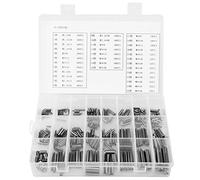 280Pcs Roll Pin Set M1.5 M2 M2.5 M3 M4 M5 M6 M8,Stainless Steel Roll Pin Assortment Set with Box,Slotted Spring Pin Assortment Kit Spring Dowel Tension Roll Pins