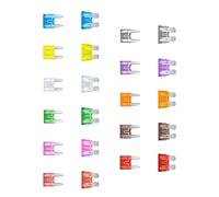 280PCS Small and Standard Size Vehicle Circuit Protectors Group with Color Coded Labels for Quick Identification Waterproof Auto Fuses Box