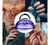 280W Nail Lamp 66LED UV Tool Professional Polish Dryer Gel Acrylic Curing Lights