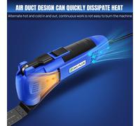 280W Oscillating Multi-Tool with Quick-Change & 3° Oscillation - Cutter, Sander, Scraper, Grinder