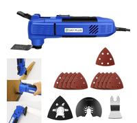 280W Oscillating Tool, Electric Corded Oscillating Multitool Kit with 3° Oscillation Angle, Quick Change System, 22000 OPM, 24Pcs Saw Accessories for Cutting, Sanding, Scraping