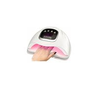 280W UV LED Gel Nail Lamp, Professional UV LED Light Dryer for Nails Gel Polish with 66 Beads, Fast Gel Nail Curing Light Auto Sensor 4 Timer Setting