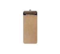 281-A6 Snap Clipboard Hard Wood Fibre A6 with Spring, Brown