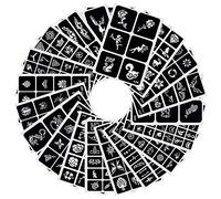 282 Designs Temporary Tattoo Stencils Removable Tattoo Stickers Face Paint Stencils Body Art Stencil Pack for Glitter Tattoos/Face Paint/Body Art/Temporary Tattoo