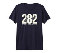 282 Munros Scottish Hiker Topographic Map Coordinates Premium T-Shirt