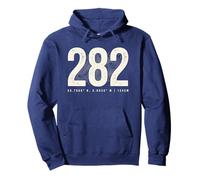 282 Munros Scottish Hiker Topographic Map Coordinates Pullover Hoodie
