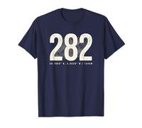 282 Munros Scottish Hiker Topographic Map Coordinates T-Shirt