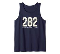 282 Munros Scottish Hiker Topographic Map Coordinates Tank Top