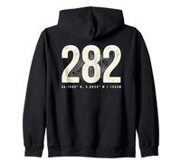 282 Munros Scottish Hiker Topographic Map Coordinates Zip Hoodie