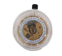 2824 ST2130 Movimiento de reloj Movimiento de reloj mecánico automático Pieza de repuesto Construcción de metal duradera para entusiastas de la reparación y el reemplazo de relojes (NO.2824gold)