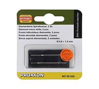 28255 drill set Ø: 0.8mm, 1.2mm Ø: 2.35mm coating: diamond 2pcs. PROXXON