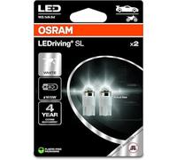 OSRAM LEDriving SL, ≜ W5W, White 6000K, Double Blister (2 lamps), LED Retrofit, offroad use only
