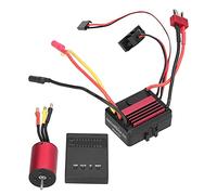 2838 4500KV 4P Brushless Motor Set with 35A ESC and Programming Card, High - Torque RC Motor Kit for 1/14 1/16 1/18 RC Cars, Aluminum Alloy + Copper Winding