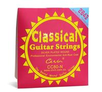2843 Nylon Classical Guitar Strings Set - Silver-Plated Bass & Clear Trebles | High Tension for Warm Tone | Flamenco/Spanish Guitar (3 Packs) (CLASSICAL 2843 NORMAL TENSION)