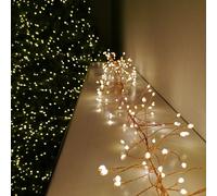 288 LED 1.8m Premier Outdoor 8 Function Christmas Gold Wire Lights Warm White