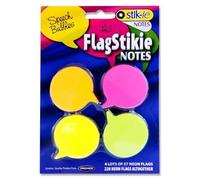 288 Pcs Bubble Shape Sticky Notes 4.5 x 4.5 cm Self-Stick Notes 4 Neon Color Notes Pad Speech Bubble Notes Reminders Memo Self Adhesive Sticky Note for Office Home School