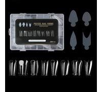 288 Pcs Nails Forms Extension Molds Full Covers Forms Manicure Tool False Tip Manicure Supplies