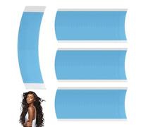 288 Pcs Tapes for Hair Extensions, Tape Hair Extensions Glue Strips, Double Sided Ultra Hold, Durable and Waterproof, TapeExtension Tabs or HairExtensions, Wigs and Hairpieces (Blue)