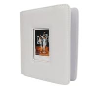 288 Pockets Instant Photo Album PU Leather Picture Book for Mini 12 11 9 3in Photo Cards (White)