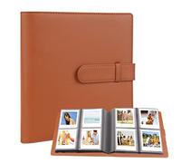 288 Pockets Photo Album for Fujifilm Instax Square SQ1/SQ6/SQ10/SQ20 Camera, Kodak Mini 3 Square, Mini 3 Retro, Mini Shot 3 Square, Mini Shot 3 Square Retro Printer,Kodak 3x3 Photos (Brown)