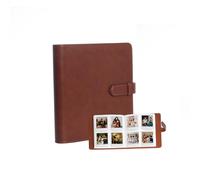 288 Pockets Square Photo Album for Fujifilm Instax Square SQ40/SQ1/SQ6/SQ10/SQ20/SP-3 Camera (Brown)