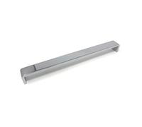 288mm Polished Chrome Taper Square D Handle for Kitchen Cabinets, Drawers, Furniture and Bedrooms
