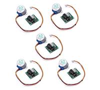 28BYJ-48 5V Stepper Motor Set, with ULN2003 Driver Board Test Module 12V, ULN2003 28BYJ-48 5V Stepper Reduction Stepper Motor, Gear Stepper Motor, 4 Phase Stepper Motor for Arduino, 5pcs/lot