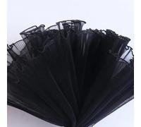 28cm*4.5M Pearl Wave Edge Flower Wrapping Mesh Yarn DIY Floral Bouquet Packaging Paper Valentine'S Day Wedding Party Gifts Decor(D)