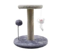 28cm Cat Tree, Cat Scratching Post, Large Multi-Level Cats Tree Tower With Scratching Posts & Toys For Indoor Cats, Spring Balls, Easy Assembly & Removable Washable Parts