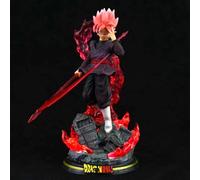 28CM Dragon Ball Z Zamasu Figure Black Goku PVC Action Figures GK Statue with Light Base Collection Model Toys for Children Gift With lights no box
