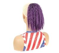 28CM Drawstring Ponytail Extension,Synthetic Short Clip Curly Wavy Lightweight Layered Pony Tails Hair Extensions For Women(73C)