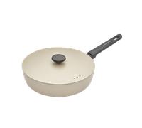 28cm Forged Aluminium Saute Pan - Cream