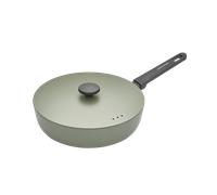 28cm Forged Aluminium Saute Pan - Green