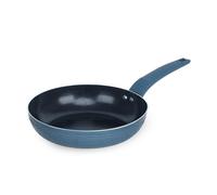 URBN-CHEF Diamond Ceramic Teal Blue Induction Cooking Saucepans Frying Pans Pots (28cm Frying Pan)