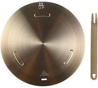 28cm Heat Diffuser Plate for Gas Electronic Stove, Softifund Cooking Induction Adapter Simmer Plate with Remove Handle for Milk Coffee Cookware, Defrosting Tray for Frozen Meat