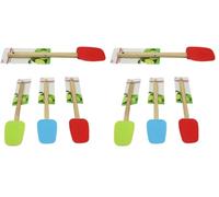 28cm Large Kitchen Silicone Cake Spatula Mixing Batter Scraper with Wooden Handle (Pack of 2)