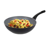 (28cm Large Wok) Forged Aluminium Cooking Pots Pans Frying Pan Set