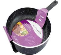 28Cm Non Stick Frying Pan Cooking Kitchen Handle Stir Cook Marble Coated