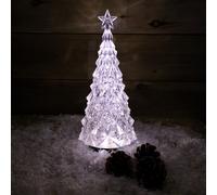 28cm RGB LED Christmas Tree Water Lantern Snow Globe Battery Operated